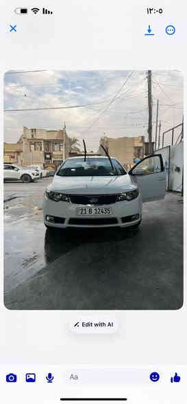 السلام عليكم كيا سيراتو موديل 11 خليجي مكينه 1600 كير ست نمر بيها تكحيل بسيط بهلال الجاملغ الخلفي مكانها بغداد الدوره السعر 105 وبيها مجال بسيط 
***********
