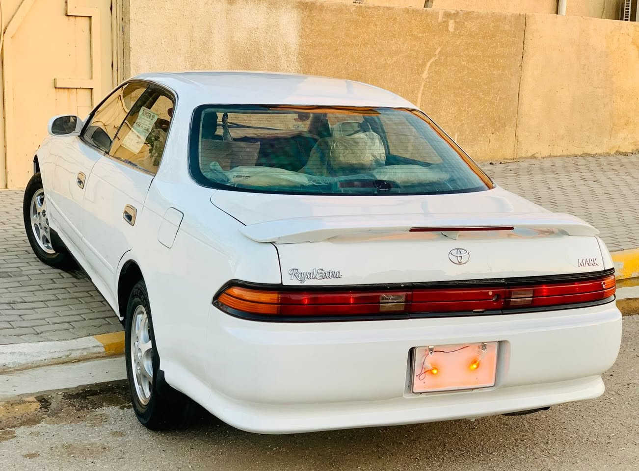 السلام عليكم ورحمه الله 
رمضان كريم للجميع يارب 
للبيع تويوتا مارك نفخ موديل 1994 لون ابيض رقم بغداد مشروع وطني تحويل مباشر سنويه مجدده لل 2029  گير ومكينه ونجي ناعم شرط النظافه السياره كفاله گص ونقل وعيب شرعي جاهزه من دواخل تخم تاير بالكارتون حداديه اسفنج كهربائيات ويل جديد ادامه جديده السياره كفاله واحلا من الصور مال جناي مكان السياره كربلاء السعر 59 وبيها مجال بسيط للشراي 
للاتصال...***********
