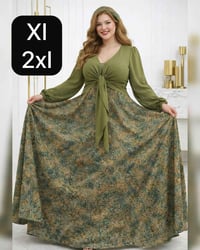 فستان رمضاني • خامة دابل إيطالي • مقاسات ٣٨-٤٨