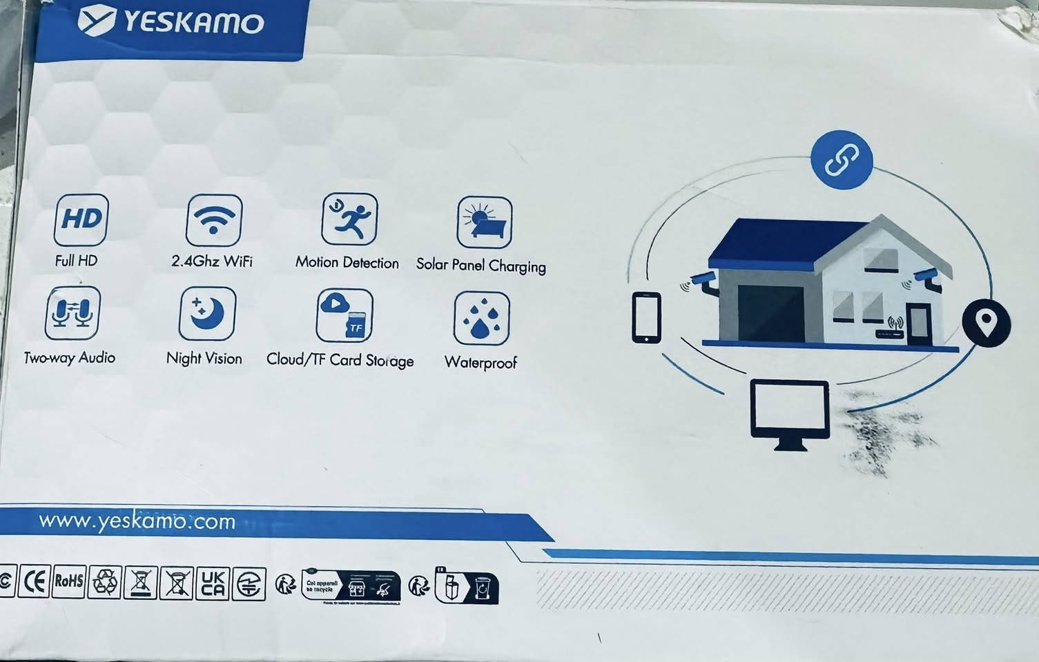 ئەم کامێرای چاودێرییە بۆ فرۆشتن بالەی ئەوروپی بەکارنەهاتووە شەحن و تاقەشەمسی و وای فای و میمۆرییە و ئەپی تایبەت بەخۆی هەیە و کولیتی فوول ئێچدییە  نرخی 
60هەزارە
***********
