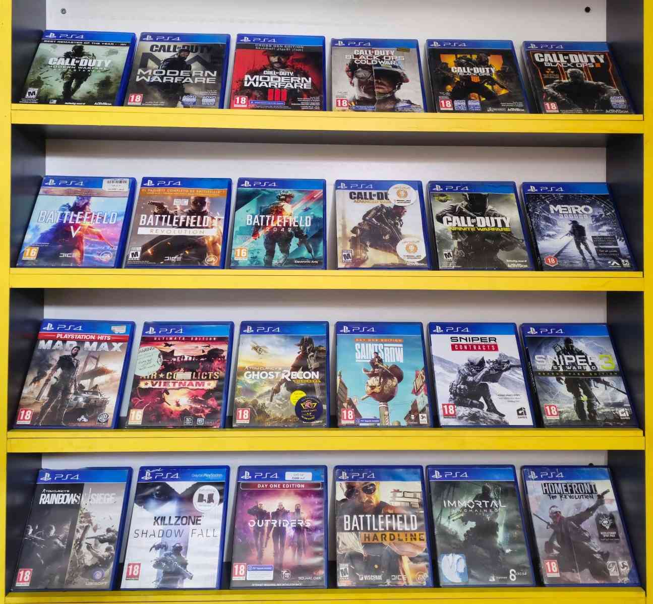 وجبة اقراص مستخدم. ( مراوس + بيع. )
بتاريخ 2026/3/26
ملاحظه / الاسعار غير ثابته (يوجد تغير في الاسعار) 
مرحباً بك🤗
 في متجر عالم الالعاب لبيع وشراء وتبديل الاقراص ps4 ( ليس لدينا مكتب حالياً)
                       ((بيع وتبديل وشراء))
توصيل داخل بغداد. 5 الف 
توصيل محافظات.   8 الف 
اسعار التبديل:
((فرق 5000دينار على الاقراص المتشابه اسعارهن ))
ملاحظه/ يوجد اجهزه للبيع 
العنده استفسار يتفضل خاص 
مرحبا بالجميع


**إذا كنت صاحب هذا الإعلان وتريد حذفه لأي سبب، رجاءا أرسل رسالة إلى الدعم الفني**