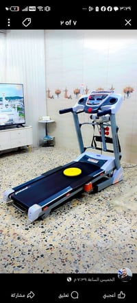 جهاز جري جديد جديد مامستخدم وزن 160 / سرعه 160 دبل ماطور وبي جهاز رجاج...