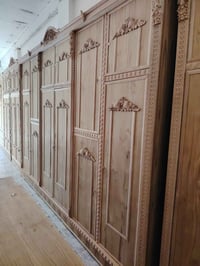 غرفة خشب زان • كنتور ٦ أبواب • ميز مراية