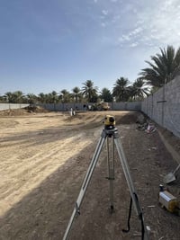 فرش طبقات السبيس • تثبيت صبة النظافة • مناسيب هندسية