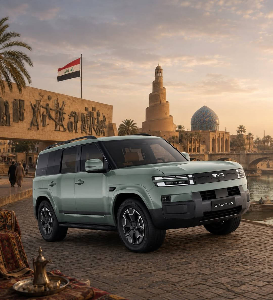 قريبا وحصرا يم معرض محمد شمس فقط ضمان 8 سنوات 😉
🔥 لأول مرة في العراق
 – BYD Ti 7 (Leopard 07)
 موديل 2026 بدفع رباعي AWD 
وقوة 480 حصان! 🔥

🚗 احجز الان

الفخامة، القوة، والتكنولوجيا في سيارة واحدة!

✅ نظام دفع رباعي ذكي AWD
✅ محرك هجين قابل للشحن (PHEV) سعة 1500 سي سي
✅ قوة إجمالية 480 حصان
✅ تسارع من 0 إلى 100 كم/س خلال 5.7 ثانية فقط
✅ مدى إجمالي يصل إلى 710 كم (WLTP
✅ بطارية Blade LFP عالية الأمان مع دعم الشحن السريع AC/DC
✅ دعم تشغيل الأجهزة الخارجية V2L

🌟 مواصفات الفخامة والراحة
✔ مقاعد جلد فاخرة مع التبريد والتدفئة والتدليك ( مساج )
✔ ذاكرة للمقاعد الكهربائية
✔ مكيف ثلاثي المناطق مع تحكم مستقل للمقاعد الخلفية
✔ ثلاجة داخلية + مايكروويف للتسخين
✔ شاحن لاسلكي سريع 50 واط
✔ سقف بانورامي مع ستارة كهربائية
✔ نظام تنقية هواء PM2.5

📱 أحدث التقنيات
✔ شاشة وسطية 15.6 إنش
✔ عداد رقمي 10.25 إنش
✔ شاشة عرض أمامية HUD مقاس 26 إنش
✔ Apple CarPlay و Android Auto
✔ اتصال 4G وتحديثات OTA
✔ نظام صوتي فاخر 14 سماعة

🛡 أنظمة الأمان والمساعدة
✔ كاميرا 360° مع DVR
✔ رادارات أمامية وخلفية
✔ نظام القيادة الذكي DiPilot 5
✔ مراقبة النقطة العمياء
✔ مساعد البقاء في المسار
✔ فرملة طوارئ تلقائية
✔ مراقبة ضغط الإطارات TPMS

📏 الأبعاد
5016 × 1995 × 1865 ملم

🛡 الضمان
ضمان المركبة: 6 سنوات أو 150,000 كم
ضمان البطارية: 8 سنوات أو 200,000 كم

📍 متوفرة الآن لدى
معرض 

📞 للاستفسار والحجز:

#BYD #BYD_Ti7 #BYD2026 #AWD #دفع_رباعي #سيارات_هايبرد #الرونق_المميز #سيارات_العراق #بغداد #SUV_فاخرة #PlugInHybrid


**إذا كنت صاحب هذا الإعلان وتريد حذفه لأي سبب، رجاءا أرسل رسالة إلى الدعم الفني**