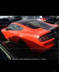 موستنك  2016 ماشية 95 ايرباك بردة فقط حادثها موجود بالصور سيارة مناقصه...