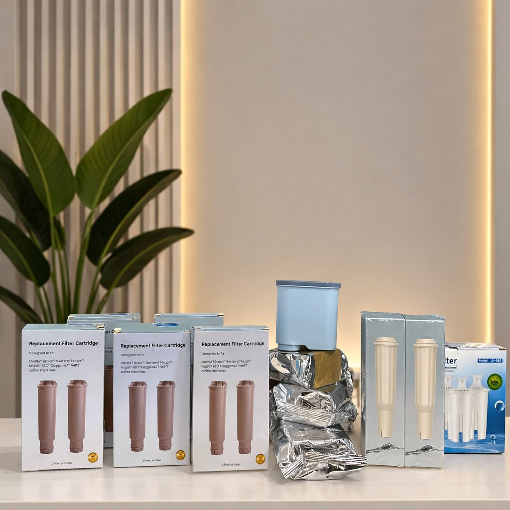 🔹 فلاتر مكائن القهوة الأصلية متوفرة للبيع 🔹

متوفر لدينا فلاتر ماء خاصة بمكائن القهوة للحفاظ على طعم القهوة وحماية الماكينة من التكلسات.

✅ Replacement Water Filter Cartridge
مناسبة لعدة مكائن قهوة مثل:
 • Melitta
 • Bosch
 • Siemens
 • Krups
 • Nivona
       .     philips
 

📦 المحتويات:
 • فلاتر جديدة غير مستخدمة
 • كارتون مغلف
 • جودة ممتازة لتنقية الماء داخل الماكينة

⭐ الفائدة:
 • تحسين طعم القهوة
 • تقليل التكلسات داخل الماكينة
 • إطالة عمر ماكينة القهوة

📍 الكمية محدودة

📩 للاستفسار أو الشراء راسل الصفحة
🚚 يوجد توصيل إلى جميع محافظات العراق


**إذا كنت صاحب هذا الإعلان وتريد حذفه لأي سبب، رجاءا أرسل رسالة إلى الدعم الفني**