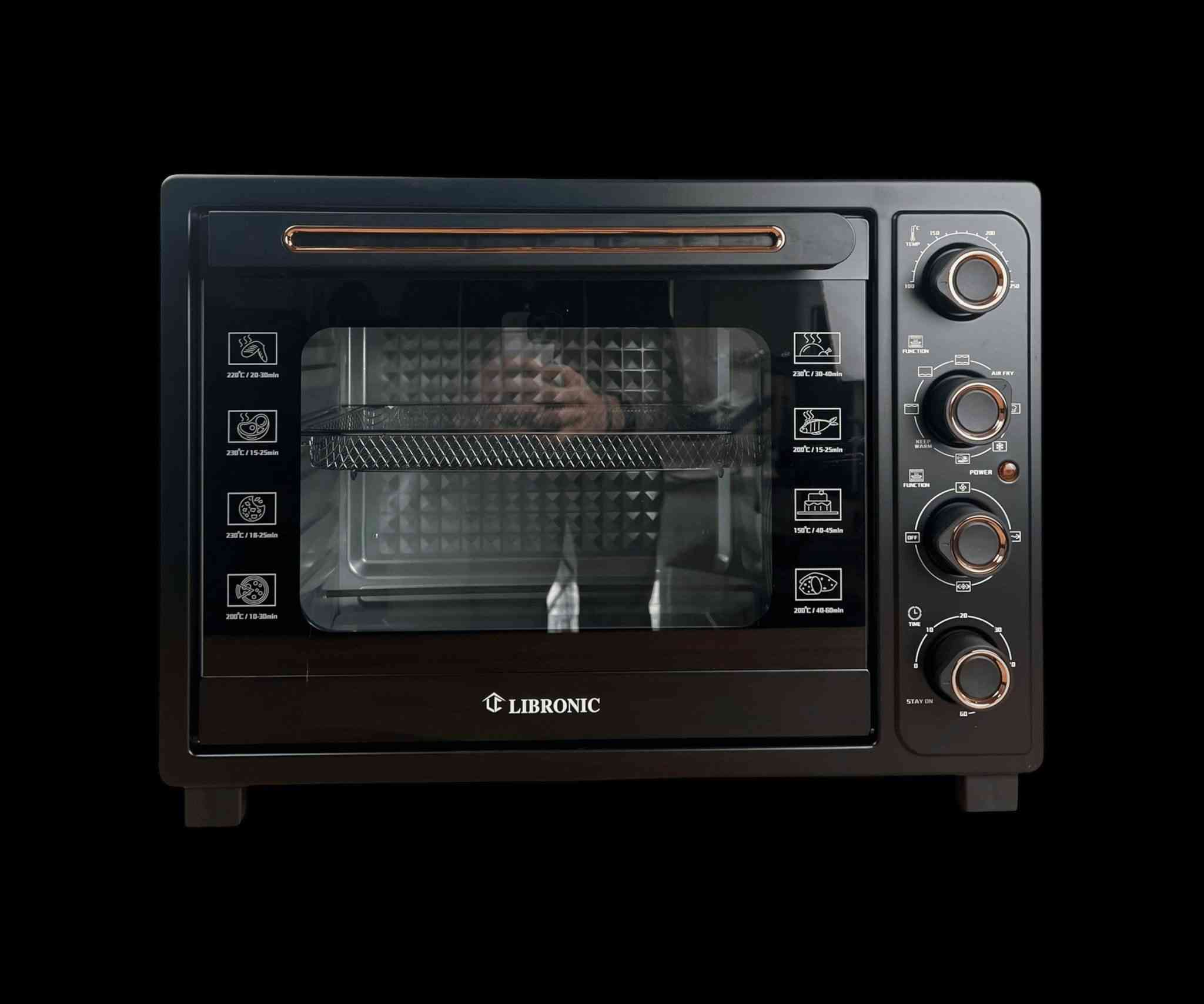 فرن کهربائي ليبرونيك و قلاية هوائية مدمجة سعة 60 لتر التواصل عبر هاذ رقم ***********
