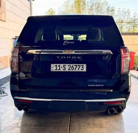 تاهو 2023 بريمير فول مواصفات (خـليـجـي)
‏‎ لون اسود وكالة المنصور بعدها بالضمان ماشيه 34 الف كيلو
مغلفه PPF بالكامل مكفوله من كلشي بيها فقط رصعتين بالجاملغ الخلفي

💎 ســعــر ✅ ::  الــرد تلقائي 📮

مواصفات:
‏‎داتا شو 
‏‎رادار جانبي Blind Spot
‏‎رادار امامي مانع تصادم 
‏‎رادار خلفي مانع تصادم
‏‎خمس كامرات 
‏‎كشنات تبريد تدفئه خزن وكهرباء 
‏‎كشن رجاج تحذير 
‏‎جنطه كهرباء 
‏‎شاشات خلفيه 
‏‎ستيرن كهرباء 
‏‎بانوراما
‏‎كيجات شاشة الكتروني 
‏‎دوسات كهرباء  
‏‎فور ويل 
‏‎جكات
‏‎شاحن واير ليس
ثلاجه
رقم بغداد جديد
‏‎محرك ٨ سلندر ٥٣٠٠
‏‎كير ١٠ نمر 
‏‎مكفوله بشرط الفحص حتى الدعاميات
‏‎بدون تبديل بدون صبغ بدون رمل  
‏‎مكان السياره بغداد شارع فلسطين

رقم الهاتف للتواصل  ***********
