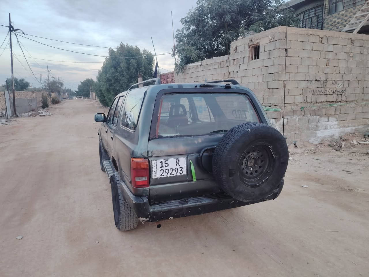 السلام عليكم
فور رنر ١٩٩٤
رقم انبار انكليزي هزه جديده
حداديه٠ جديده كير مكينه جدد
تبريد ثلج سيار جاهزه ماعايزه اي شي
السعر ٤٨ وبيه مجال قليل
مكان نجف للأستفسار ***********
