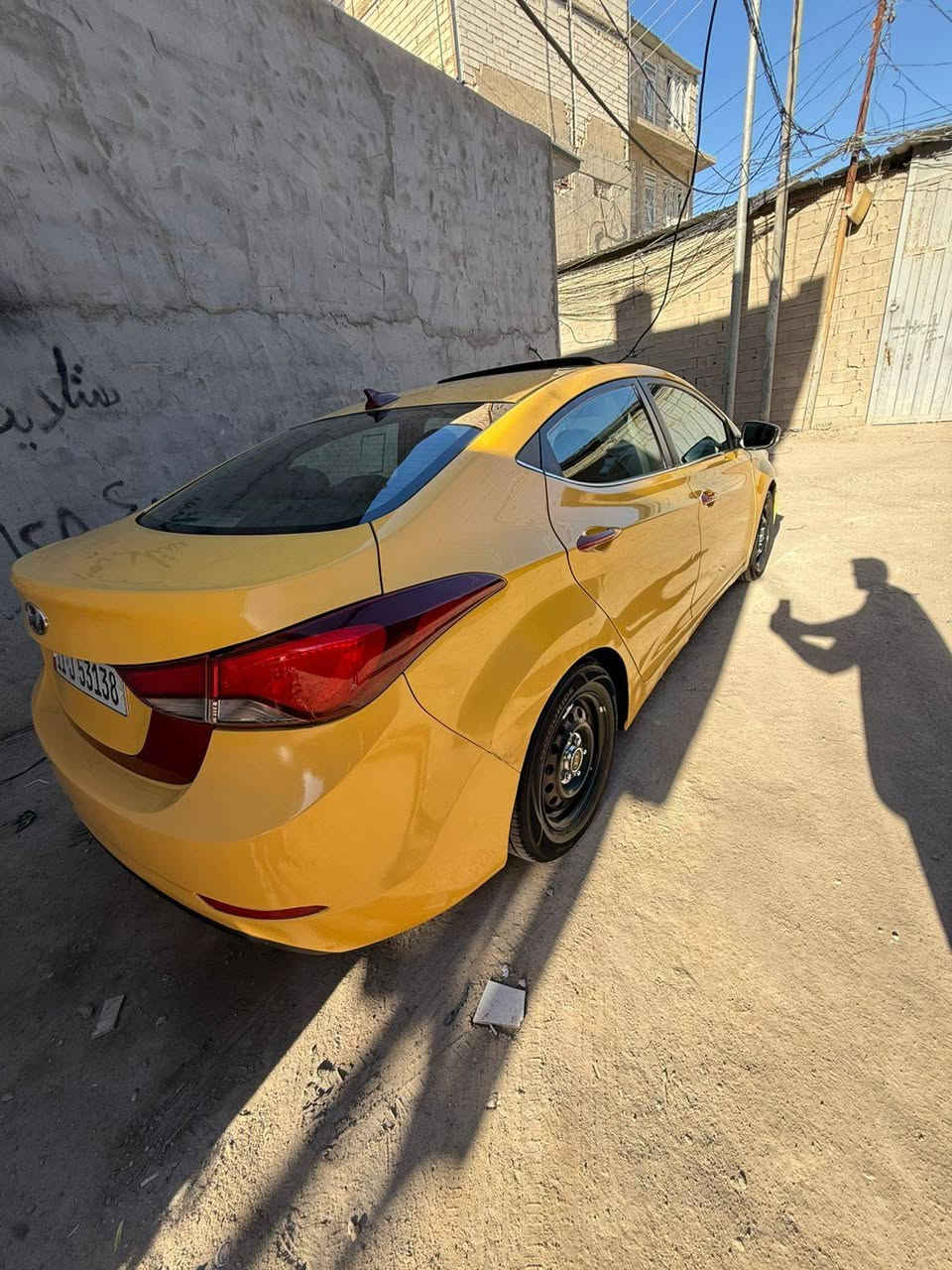 سلام عليكم
النترا امريكي 16 فول حادثها كما بين بل سونار السياره بسمي هيئة غرامات امصفرة المكان كربلاء كير مكينه حداديه مكفول 
تخم تاير جديد السعر 125
***********
