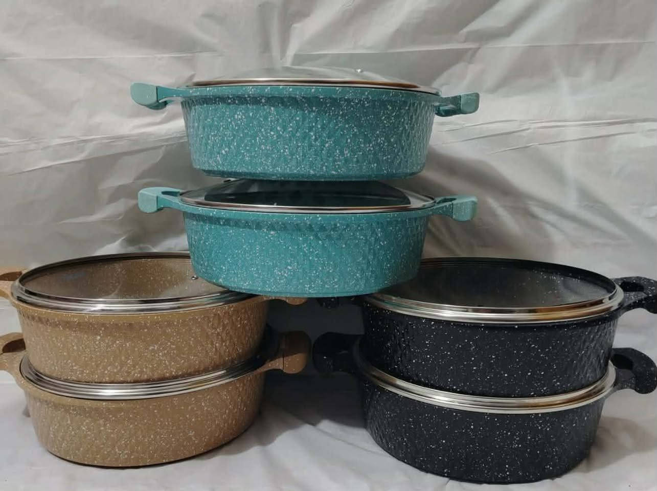 تبسي كصه البقلاوه قياس 28 القطعه 12 مع القبق 14 تخفيضات وعروض خاصه بمناسبه شهر رمضان 
بالة اوربي جديد غير مستخدم كرانيت زيتي ثقيل قاعده ليزرية
جمال متانة ذوق من ارقى الماركات مع كرت الضمان يوجد توصيل لجميع المحافظات اي اختلاف عن القياس والصورة يرجع بيد المندوب 
التوصيل 4 الف محافظات


**إذا كنت صاحب هذا الإعلان وتريد حذفه لأي سبب، رجاءا أرسل رسالة إلى الدعم الفني**