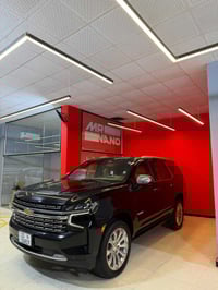 شيفروليت تاهو بريمير وكالة خليجي موديل2023 اللون اسودماشية 55 الف كم م...