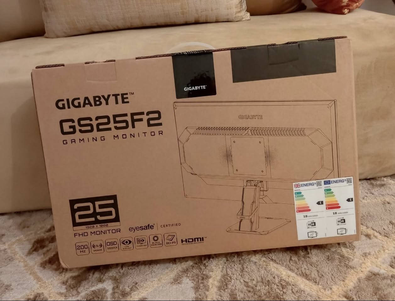 اشة  كيمنك.GIGABYE جديدةة✅ 
  السعر. 185 الف فقط 🔥
ضمان سنة
حجم 25 
هرتز 200 
Full HD 
ips 
كمية محدودة 
العنوان بغداد شارع الصناعة 
***********
