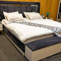 غرفة 9 قطع من شركة ايدول نضيفة 100/99 مخزن بالسرير 07735222511 مكان بغ...