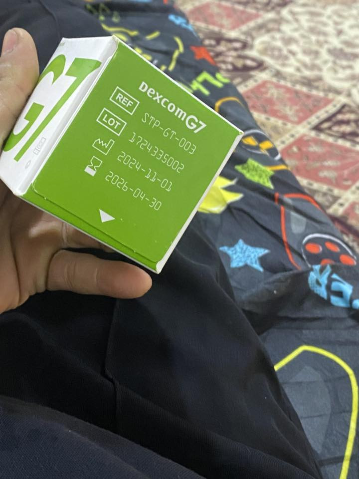 جهاز سنسر G7 للسكر شرايح الكترونيه قطعتين ما مستخدمه توصيل داخل البصره مجاني السعر خاص *********** واتساب وخاص
