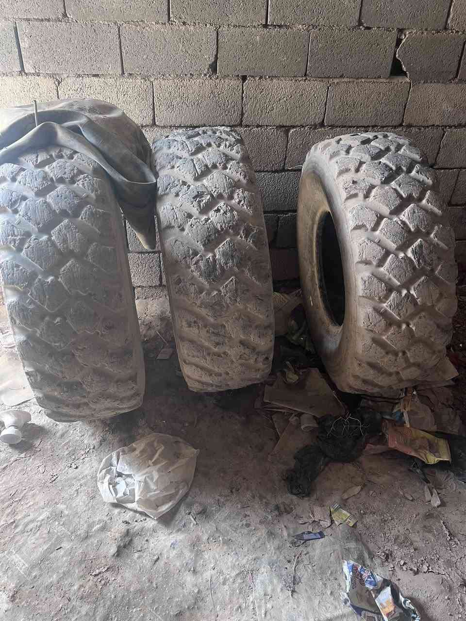 تايرات نص عمر جبلي مستعملات للبيع زوجين ***********
