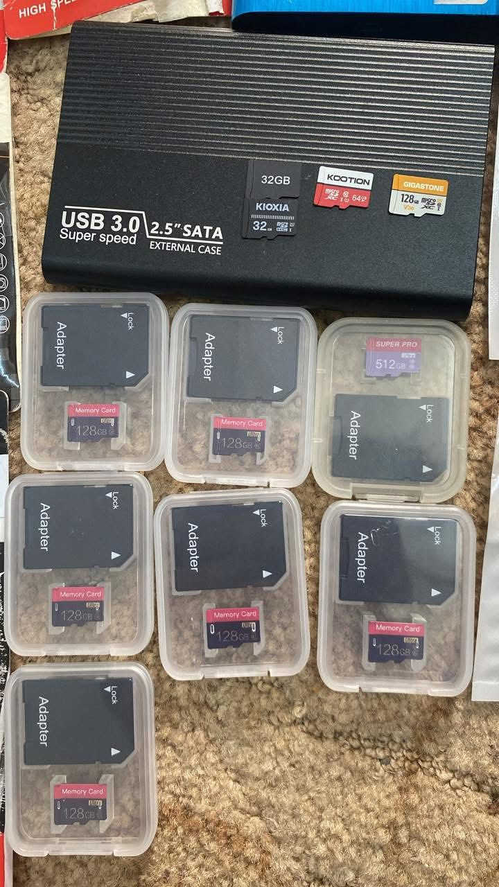 موجود انواع حجم  ميموري صغيرةمن ٣٢ گيگا الي ١ تيرا موجود
أنواع فلاشات موجود

انواع هارد موجود


**إذا كنت صاحب هذا الإعلان وتريد حذفه لأي سبب، رجاءا أرسل رسالة إلى الدعم الفني**