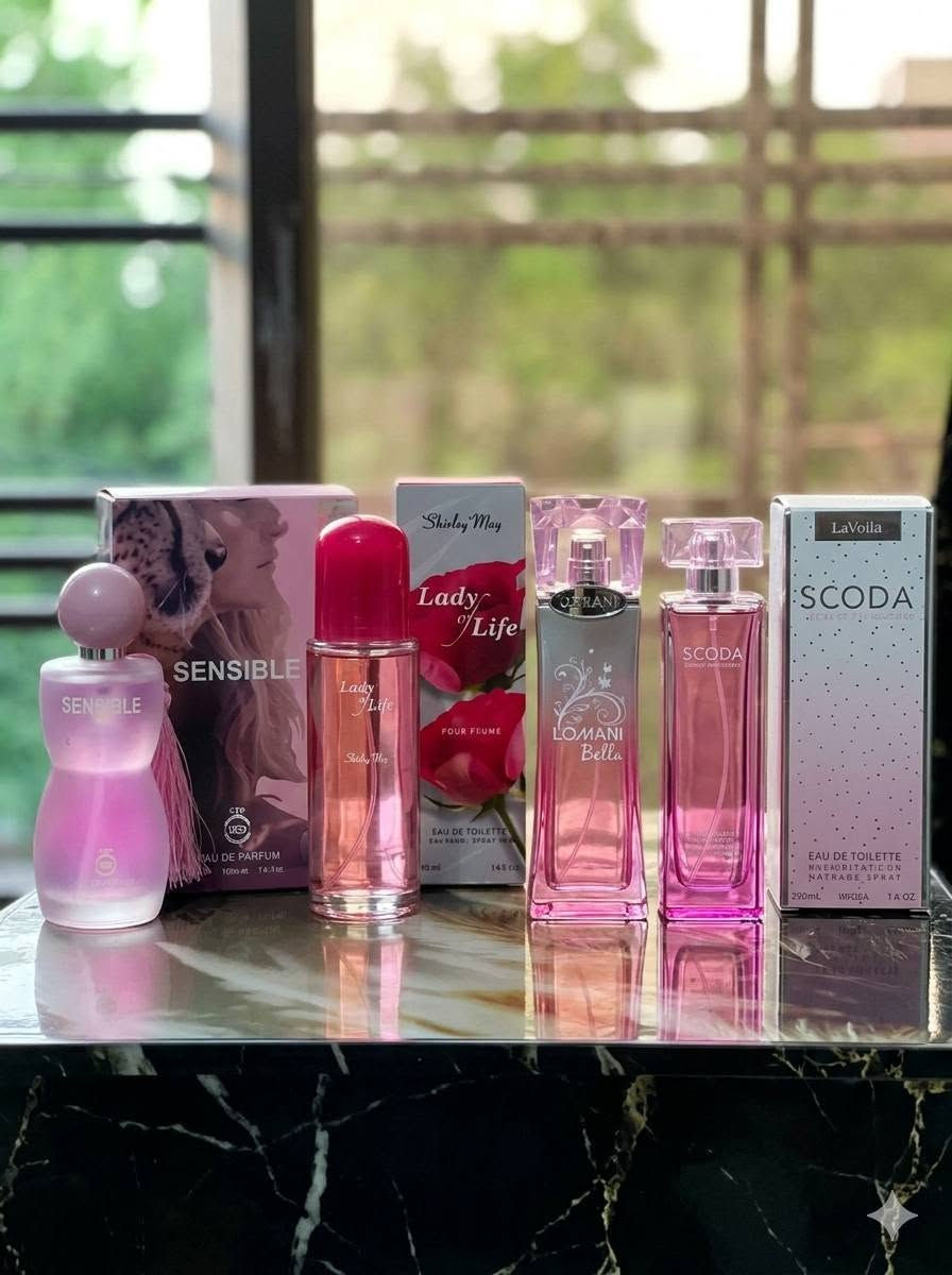 السلام عليكم توفر عدي عطور 
Joy — جوي
Rose Affair — روز أفير
Body Sense — بودي سينس
Voice — فويس
Sensible — سنسبل
Lady of Life — ليدي أوف لايف
Lomani Bella — لوماني بيلا
Scoda — سكودا
Spanish Tobacco — سبانيش توباكو
Raw Passion — راو باشن
Nice Feeling — نايس فيلنغ
Salvage VIP Purple — سالفاج في آي بي بيربل
Veryl For Men — فيرل للرجال
Veryl For Women — فيرل للنساء
Qasas Imperial — قصص إمبريال
Qasas Imperial — قصص إمبريال
Qasas Only One — قصص أونلي ون
Storm Bleu — ستورم بلو
XT Musk Al Tahara Al Arabi — مسك الطهارة العربي
Spanish Tobacco — سبانيش توباكو
Greek Tobacco — غريك توباكو
Jamaican Tobacco — جامايكان توباكو
Mexican Tobacco — مكسيكان توباكو 
السعر 10والتوصيل مجاني لكل المحافظات 
للطلب واتساب ***********
