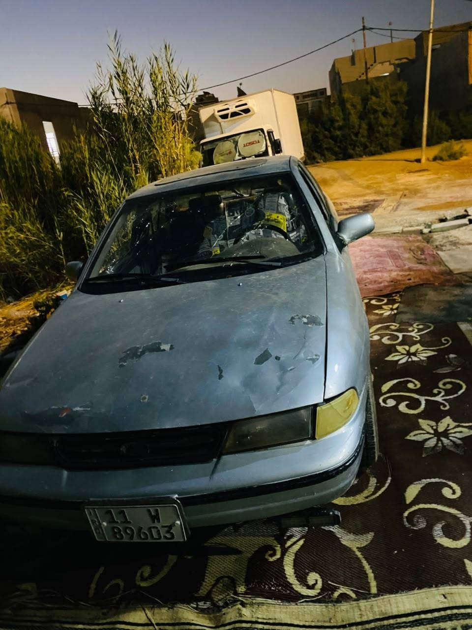 سلام عليكم كيه سيفيه البيع 
موديل 1993
تخم تاير جديد 
بيه خيط تبخير بس صبح بدون تنقيص 
حداديه 65%
تحويل مباشر مشروع وطني 
سياره بسمي 
سعر 28بيه مجال بسيط 
(مستعجل عله بيعته )
رقم الهاتف ***********
