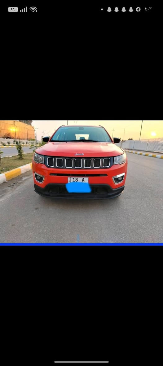 جيب كومبارس موديل 2017 وارد امريكي رقم بابل مكان السياره الناصريه تبديل بنيد او جاملق ت***********
