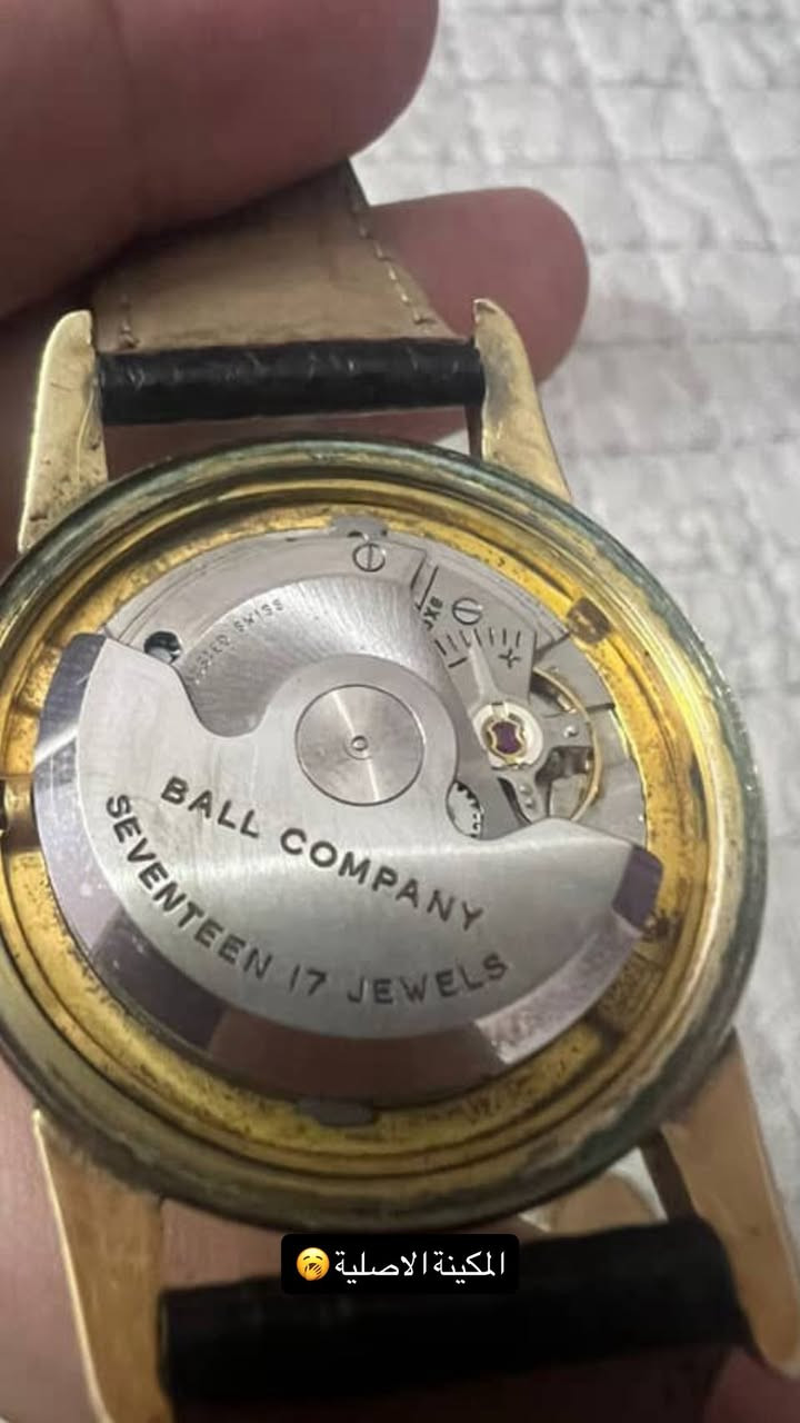 ساعة Ball سويسري انتاج 1950
تغليف ذهب بلكامل + الارقام طلاء ذهب 
الماكنة الاصلية 17 حجر 
زجاج زفير القطر 35 
نضافة الساعة جداً عالية 
السعر 150 الف


**إذا كنت صاحب هذا الإعلان وتريد حذفه لأي سبب، رجاءا أرسل رسالة إلى الدعم الفني**