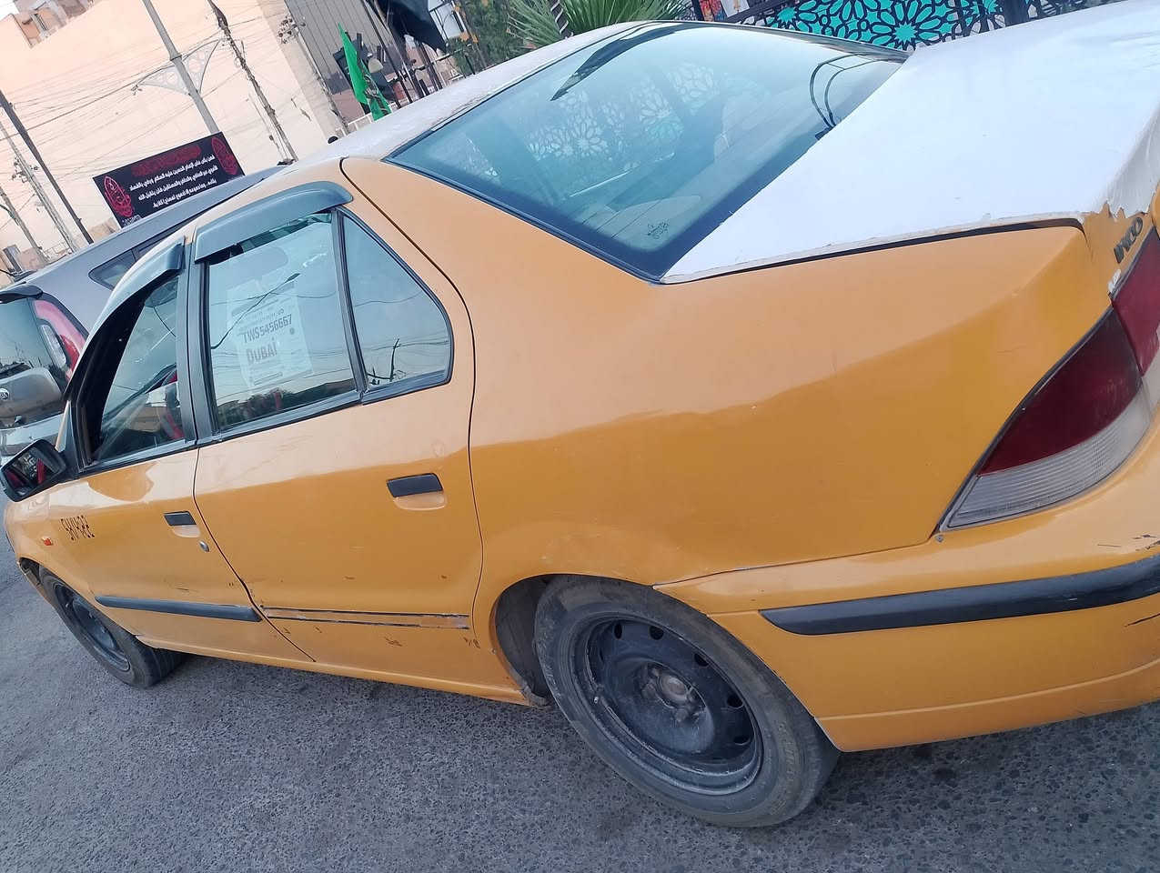 سلام عليكم سمند موديل 12 رقم بغداد مشروع وطني تحويل مباشر مكينه وكير جدد مكفولات حداديه حلوه تخم تاير جديد تبريد نقص غاز دواخله حلوه  ترايه حلو ناعمه كهربائيات كله شغال سعر 25 وبيه مجال لشراي  مكانه كربلاء ***********

