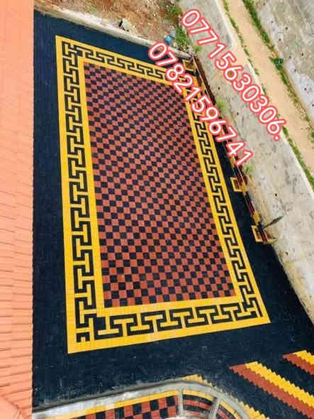 نشتغل انواع الارصفه شوارع حدائق مدارس دوائر 

 سعر (المتر 3لاالف وبيه مجال)/***********.  *********** ونشتغل جميع المحافضات ويوجد كرسته وعمل
