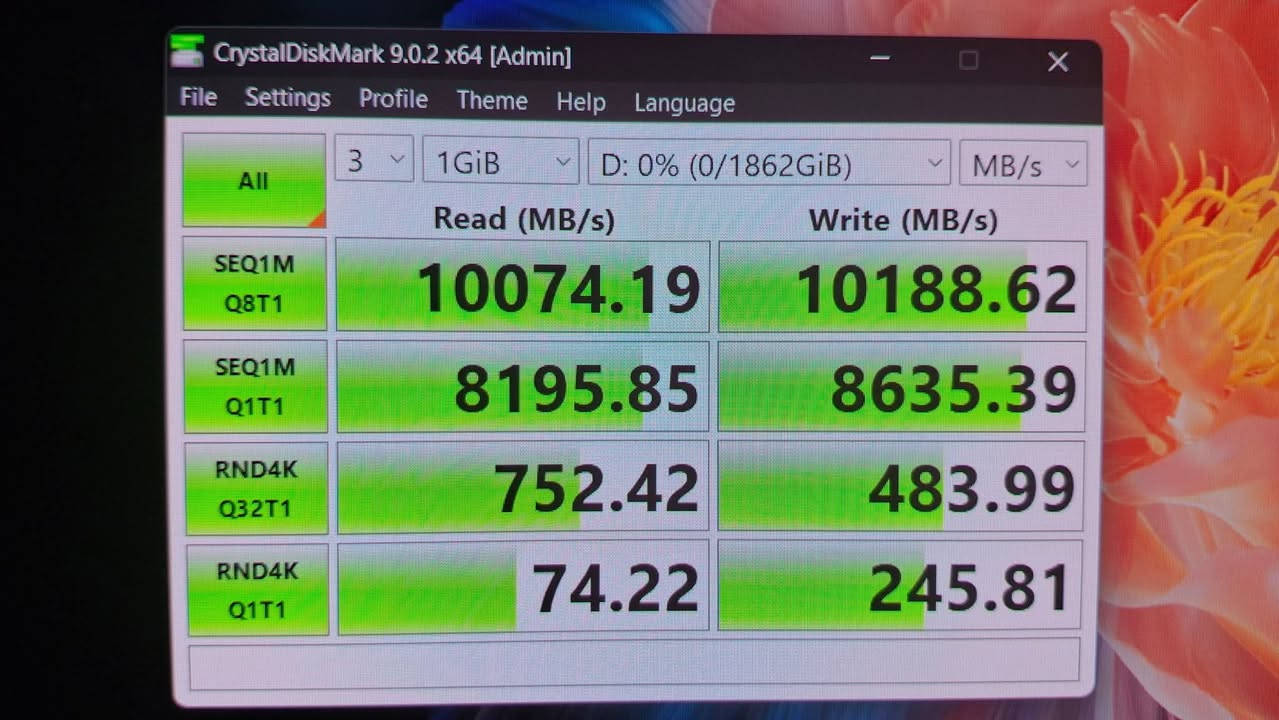 السلام عليكم

تخزين M.2 ADATA LEGEND 970 GEN5 2TERA مستعمل للبيع مساحة 2تيرا جيل خامس بي هيت سنك ضخم 

السرعة 10,000 قراءة وكتابة اسرع من سامسونغ 990 برو وابيعه بنفس سعره وياه كارتونته و وصل الضمان 

السعر 500 الف وبي مجال

مكاني بغداد الدورة وما عندي توصيل


**إذا كنت صاحب هذا الإعلان وتريد حذفه لأي سبب، رجاءا أرسل رسالة إلى الدعم الفني**