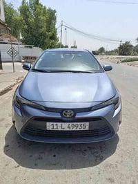 كورلا للبيع موديل 2023 معوقين بسمنا سنتين تصير حره ماشيه 53 بدون ايربا...