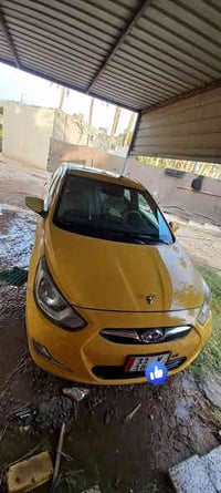اخواني سياره اكسنت خليجي موديل 15  محرك دوش ١٦٠٠ قطرتين المرغوب كير جد...