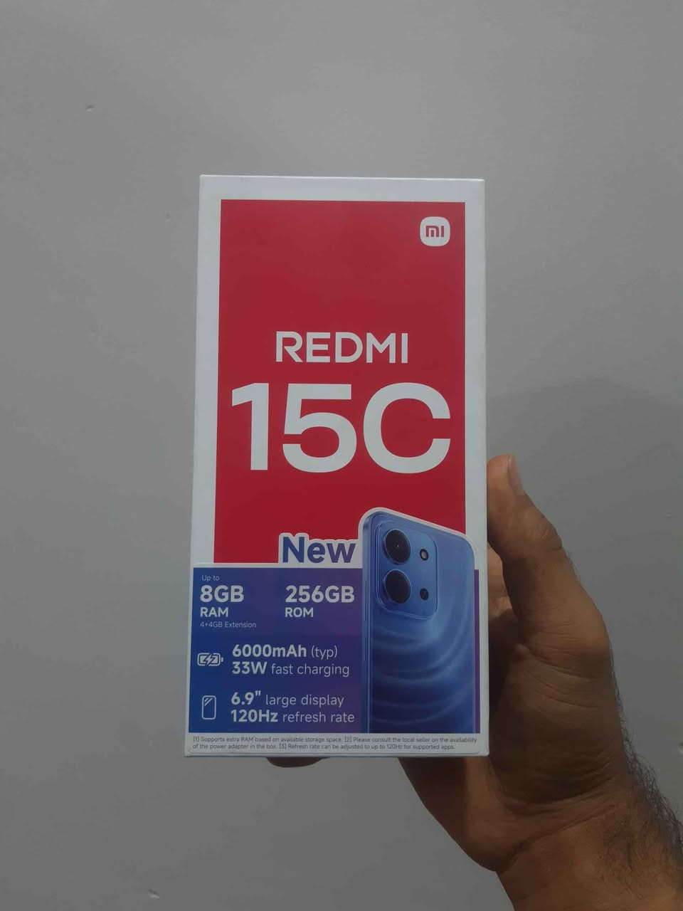 جهاز ريدمي جديد طك كارتون
ذاكره 256
بطاريه 6000
يشغل 60 فريم 
شاشه120HZ
ذاكره داخليه 8
شاحن سريع 33w
يدعم الذكاء الاصطناعي
للاستفسار *********** الزبير, البصرة
