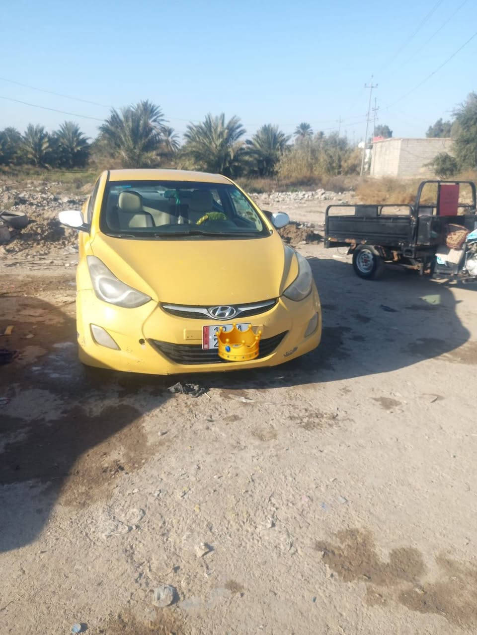 السلام عليكم الانتره موديل 2014 خليجي محرك 1600 ضربه بل جاملغ الخلفي كير محرك حداديه تخم تاير مكفولات السياره رقم كربلاء انكليزي بسمي  مصفره هيه وغرمات  ؟السعر 87 وبيه مجال 
..... ***********.....  ماكو خاص
