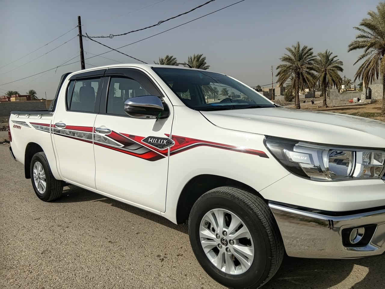 السلام عليكم تيوتا هايلوكس ساز  مديل 2023 سياره مكفوله كفاله عامه فول مواصفات سياره نضيفه خير من الله كير واتماتيك سبيرها  ما نازل بنيد جكات كامره خلفيه ماشيه 50 والسعر 295 وبيها مجال للشراي العنوان بغداد 
***********
