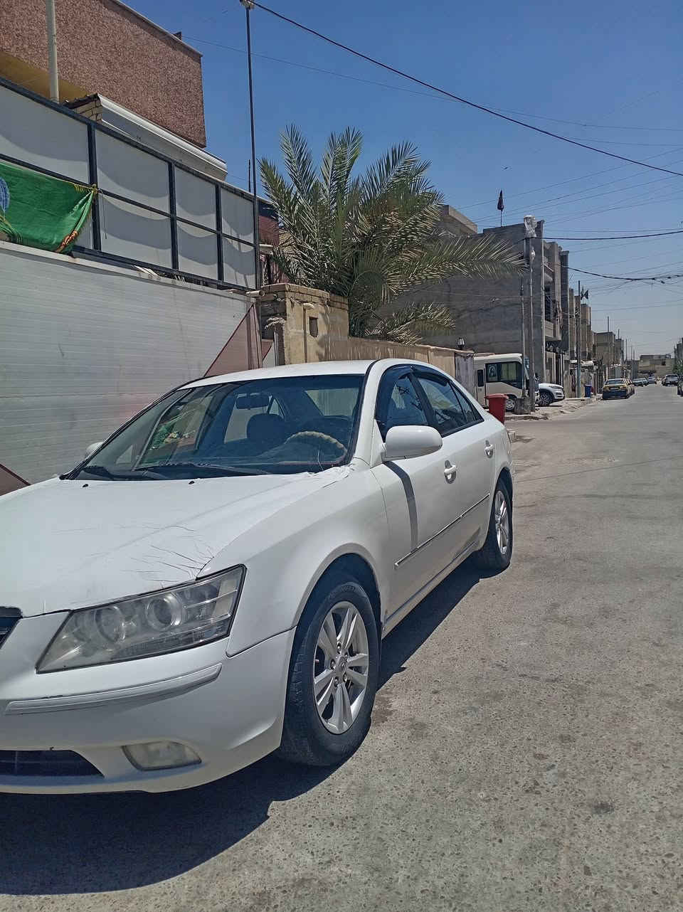 أسلام عليكم سوناتة 2009سيارة حلوة ونضيفة كير محرك تبريد صدر اماَمي خير من الله مكينة 2400كير 5نمر حادثهة جاملغ خلفي ومصبوغة حزام للجمالية رقم اربيل سنوية نافذة بسم عربي تريد وكالة او تريد تحويل سعر 85او مراوس بسيارة حديثة مكان بغداد البلديات رقم الهاتف ***********
