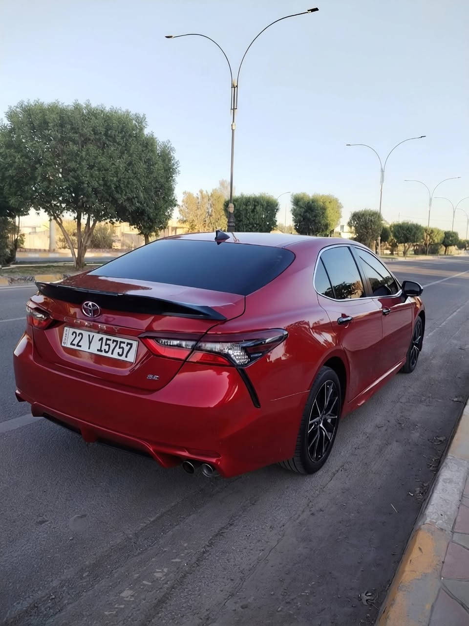 للبيع ((فقط))
TOYOTA CAMRY

رقم :  اربيل 

موديل  2024

اللون : أحمر

الفئة:  SE

الحادث : واضح بالسونار
حجم المحرك :   2.5L 4

السلندر: 4

المشي :34 الف قابل لزيادة 

💰#السعر : ٢١٥$ ورقه وبي مجال

للأتصال ***********
العنوان . صلاح الدين تكريت .
