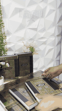 ✨القران الكريم بطباعة فاخراً جدًا✨  🤎 تصميم غلاف جدار الكعبة المشرفة  ...