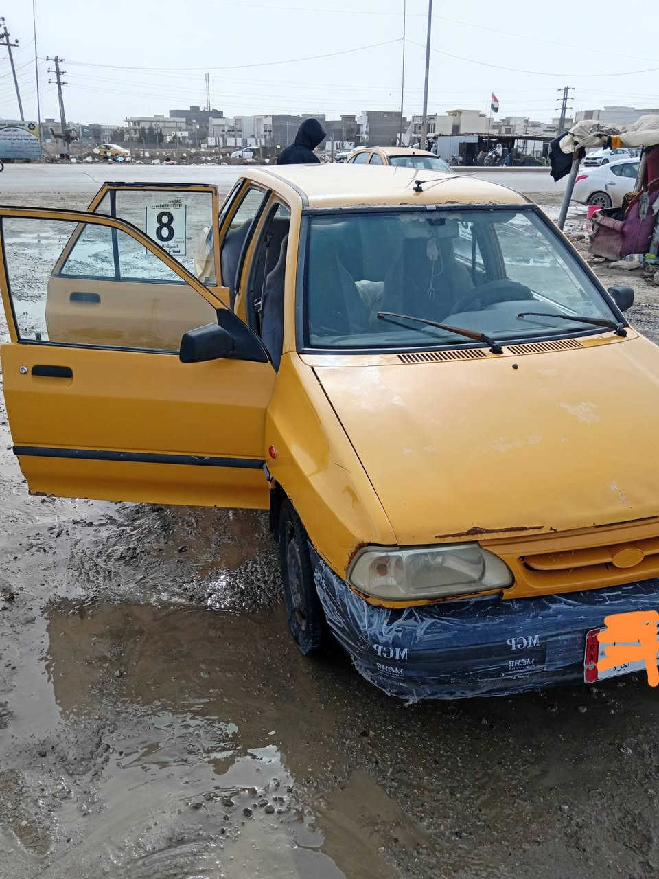 سايبا موديل ١١ قادسيه دشبول نفخ السيارة بيها مكينه وكاله جديده وكير خير من الله حدادية جديده نافضها باتري جديد راديتر جديد سنويه ساقطه السيارة ب٢٢وبيه مجال العنوان ديوانيه  ***********
