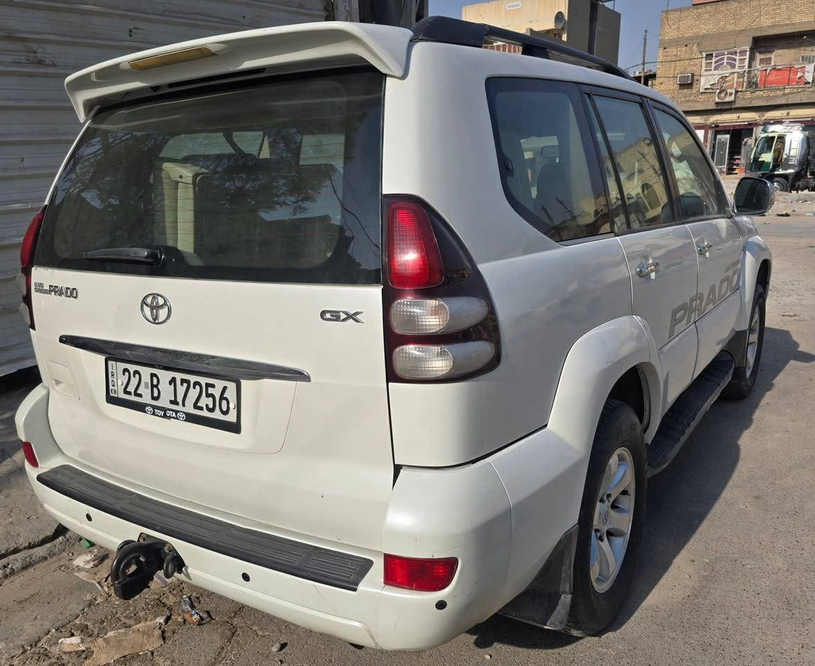 للبيع برادو ٢٠٠٨ 
محرك ٤ 
بيها صبغ
رقم شمالي 
عنوان بغداد 
للاستفسار 
صاحب السيارة ***********
