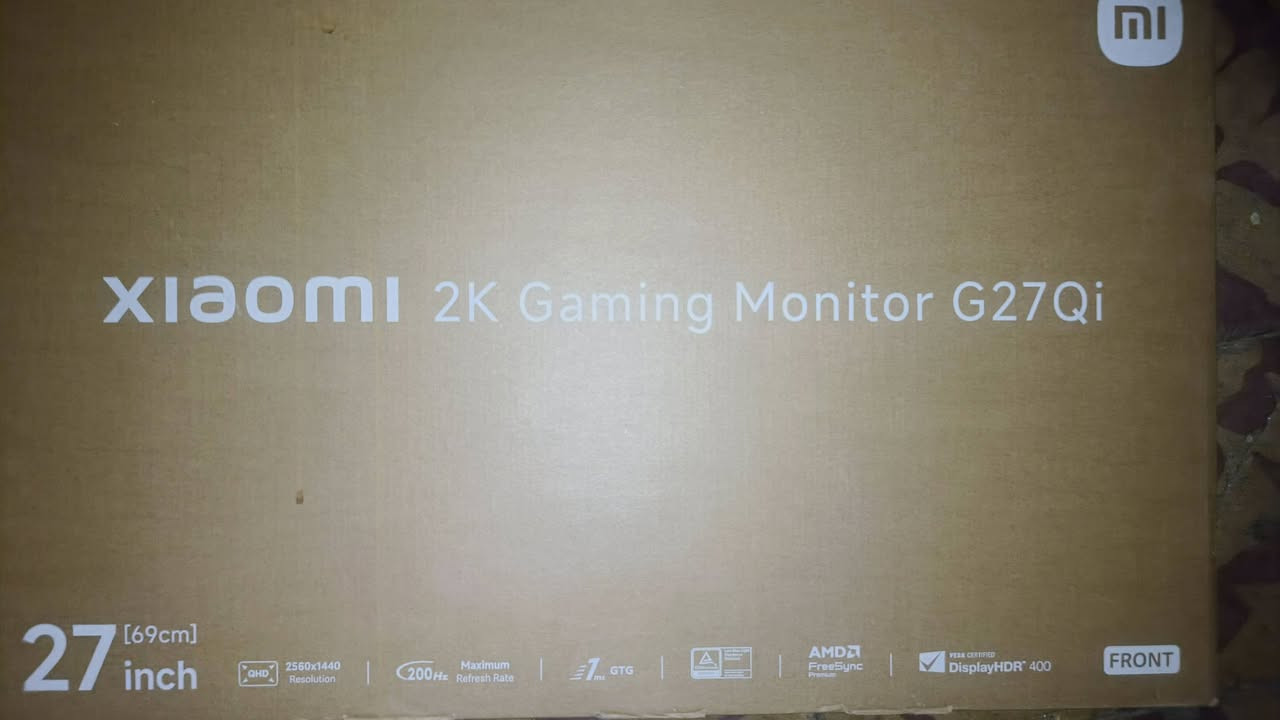 شاشة شاومي 2k 27 200hz مشتريها يوم 8 /6 السعر 220 قفل مكاني بغداد
***********

