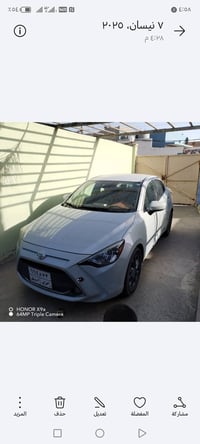 تيوتا يارس موديل 2019 ياباني وارد أمريكي وتساب  07701736643 سعر 115