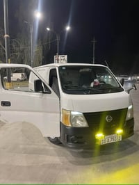 من رخصه مدير لكروب نيسان يورفان ٢٠١٢ كاز كير محرك نظيفات صدر خلفي امام...