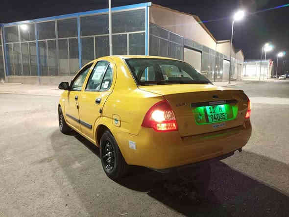 طيبة ٢٠١٦ رقم بغداد بااسمي تحويل ثاني يوم السياره حلوه ونصبتها تخبل تدفئه تبريد كهربائيات كلها شغاله 
السياره بيها صوت بالمكينه مال بطاله عارضها 45$ الشراي يتصل *********** مكاني بغداد زعفرانيه بغداد
