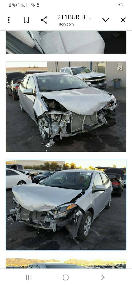 سعر مناسب السلام عليكم كورلا للبيع موديل 2016 شرط وكاله تحويل بيها 3قطع صبق فقط محرك كير شرط السعر 120 بيها مجال مكان القياره *********** لادين ولا بعدين نقد
