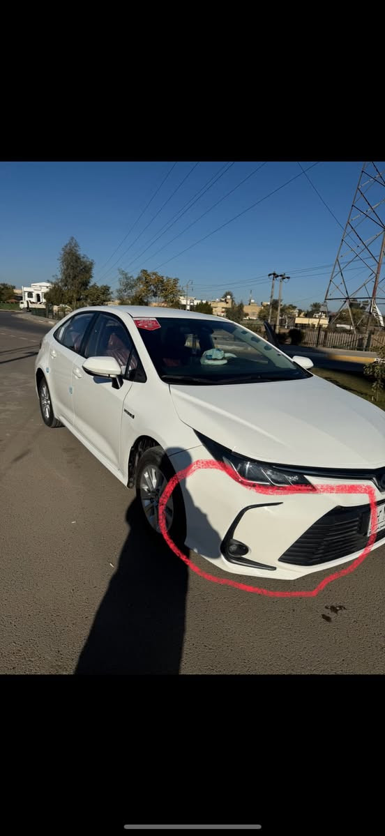 السلام عليكم كورلا هايبرد 2021 باب الاول علامة زرقاء
جلد احمر

شاشة 

بصمة 

رادارات

اتوهولد

بريك كهرباء

انظمة قيادة

مثبت سرعة 

تحديد مسار 

عدا الفتحة 

ماشية 40 الف 

سياره على يدي اني المالك الاول 

صبغ ربع الدعامية جه عكس السايق 

بيه بارد محدد بالصور بدون صبغ مكحل فقط 

حتى ما تحتاج سونار كله محدد واني ماخذة زيرو من الرافعه منزلة المالك الاول الها  

مكاني بغداد البياع

*********** 

السعر 138 ورقة وبيه مجال
