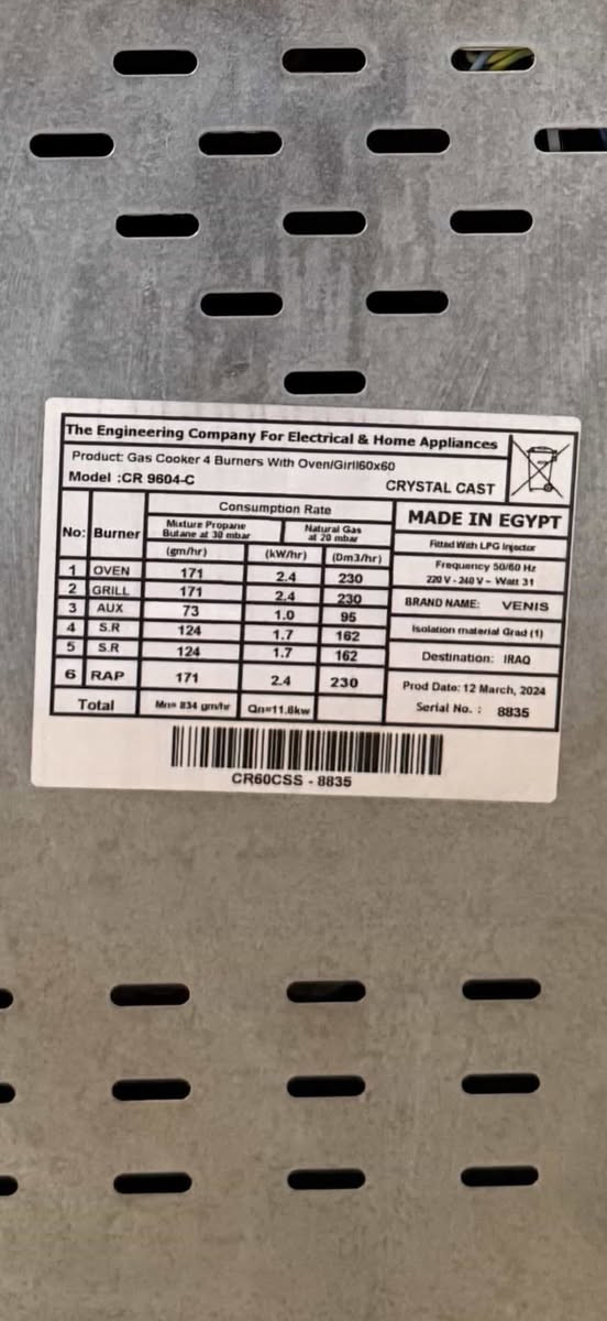 طباخ للبيع استخدامه قليل اقل من شهر اخو الجديد خاص لليشتري نضافه فول


**إذا كنت صاحب هذا الإعلان وتريد حذفه لأي سبب، رجاءا أرسل رسالة إلى الدعم الفني**