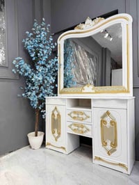 غرفة نوم مرمرية • ٧ قطع • سرير ١٦٠×٢٠٠