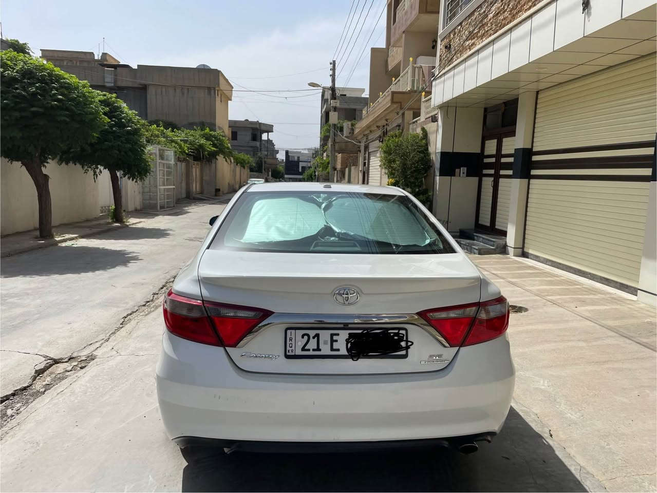 تۆیۆتا کامری 
٢٠١٦
مواسەفات special  فول فول
٤ پستۆن
مەکینەی نەکراوەتەوە
سڵاید
کوشن نیو جڵد
ئەمریکی
٦ پارچەی بۆیاخە بێ ناو گرتن
سەنەوی تا ٢٠٢٨ نوێیە 
شوێن قەڵادزێ
*********** بشدار, السليمانية
