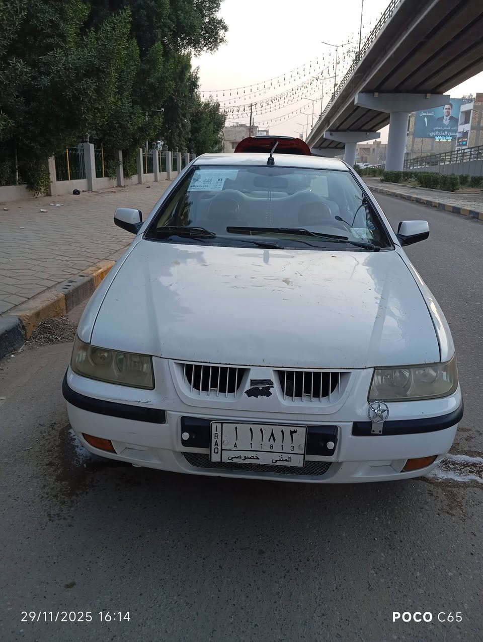 سلام عليكم سمند للبيع او مراوس موديل 10سنويه ل27 مكاني ديوانيه ٣٤ بيه مجال ***********
