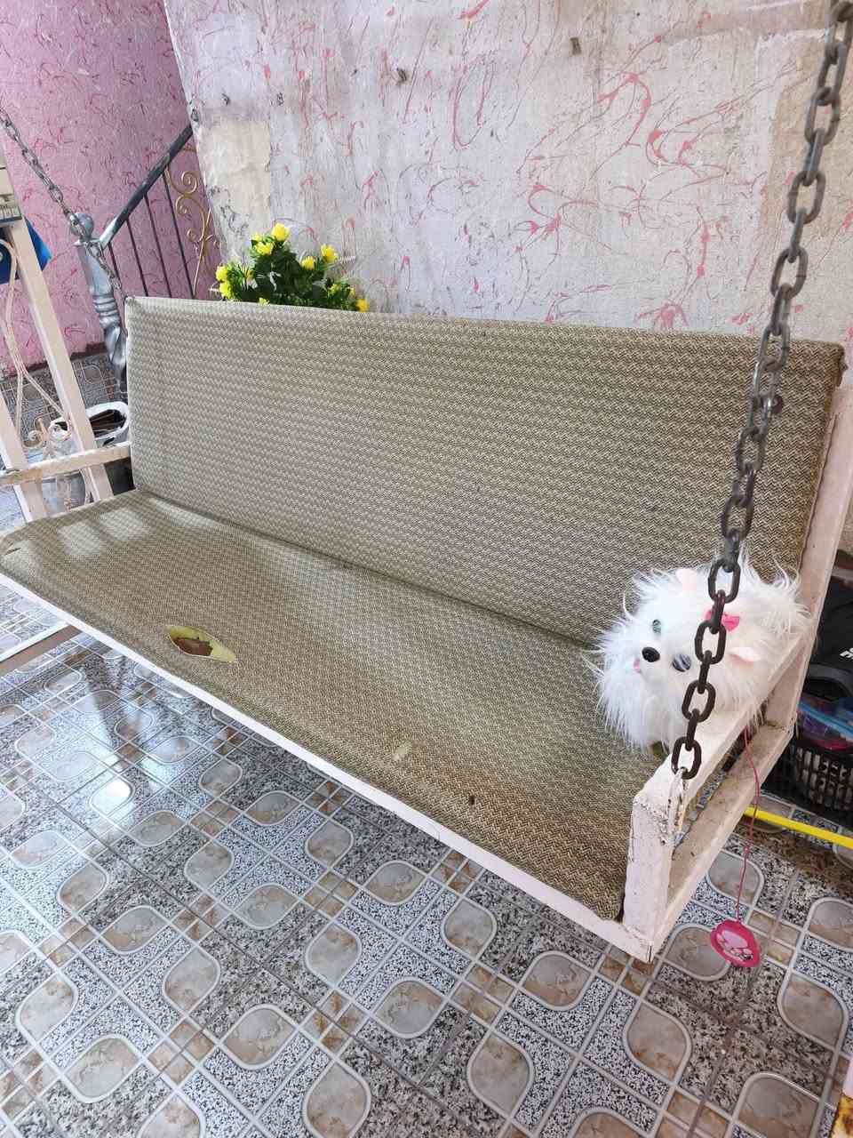 للبيع مرجوحه ارتفاع تقريبا 2م وعرض 2متر 
مرجوحه تفصال حديد شرط درجه اولئ 
ومدوشم المقعد مالتها كما موضح بل صوره 
السعر قفل 250 قفل عنواني ابو الخصيب متواجد 
وات ساب ***********
***********
